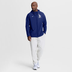 Los Angeles Dodgers Nike Authentic Collection Raglan Therma-FIT Full-Zip Hooded Jacket Online