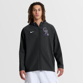 Colorado Rockies Nike Authentic Collection Raglan Therma-FIT Full-Zip Hooded Jacket discount