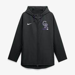 Colorado Rockies Nike Authentic Collection Raglan Therma-FIT Full-Zip Hooded Jacket discount