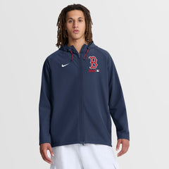Boston Red Sox Nike Authentic Collection Raglan Therma-FIT Full-Zip Hooded Jacket discount