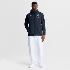 Atlanta Braves Nike Authentic Collection Raglan Therma-FIT Full-Zip Hooded Jacket On Sale