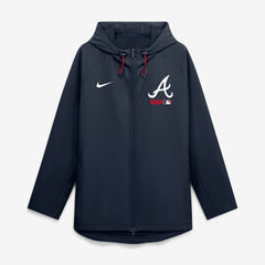 Atlanta Braves Nike Authentic Collection Raglan Therma-FIT Full-Zip Hooded Jacket On Sale