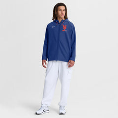New York Mets Nike Authentic Collection Raglan Therma-FIT Full-Zip Hooded Jacket Clearance