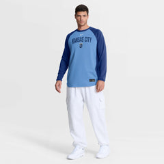 Kansas City Royals Nike Authentic Collection Raglan Dri-FIT Sweatshirt Online