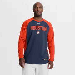 Houston Astros Nike Authentic Collection Raglan Dri-FIT Sweatshirt Online