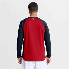Atlanta Braves Nike Authentic Collection Raglan Dri-FIT Sweatshirt Online