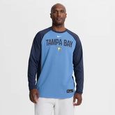 Tampa Bay Rays Nike Authentic Collection Raglan Dri-FIT Sweatshirt Clearance