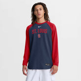 St. Louis Cardinals Nike Authentic Collection Raglan Dri-FIT Sweatshirt discount