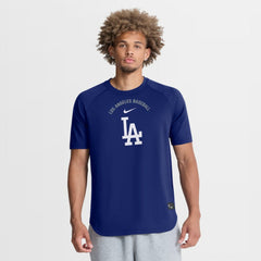 Los Angeles Dodgers Nike Authentic Collection Batting Practice Pre-Game Raglan Dri-FIT Top for sale
