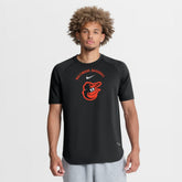Baltimore Orioles Nike Authentic Collection Batting Practice Pre-Game Raglan Dri-FIT Top Lifestyle