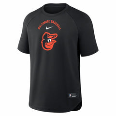 Baltimore Orioles Nike Authentic Collection Batting Practice Pre-Game Raglan Dri-FIT Top Lifestyle