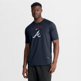 Atlanta Braves Nike Authentic Collection Batting Practice Pre-Game Raglan Dri-FIT Top discount