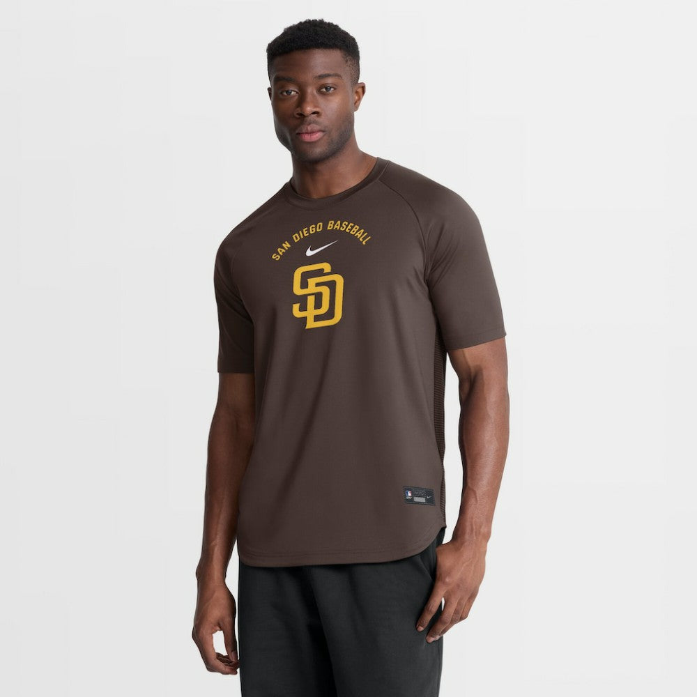 San Diego Padres Nike Authentic Collection Batting Practice Pre-Game Raglan Dri-FIT Top Online