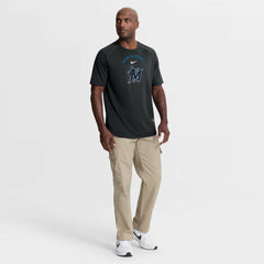 Miami Marlins Nike Authentic Collection Batting Practice Pre-Game Raglan Dri-FIT Top Lifestyle