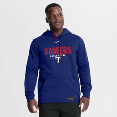 Texas Rangers Nike Authentic Collection Therma-FIT Hoodie Lifestyle