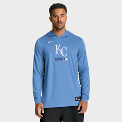 Kansas City Royals Nike Authentic Collection Dri-FIT Long Sleeve Hooded T-Shirt for sale