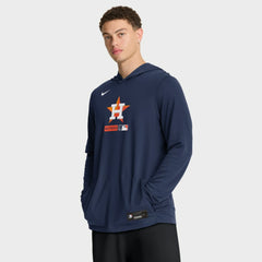 Houston Astros Nike Authentic Collection Dri-FIT Long Sleeve Hooded T-Shirt Lifestyle
