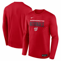 Washington Nationals Nike Authentic Collection Legend Dri-FIT Long Sleeve T-Shirt Lifestyle