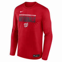 Washington Nationals Nike Authentic Collection Legend Dri-FIT Long Sleeve T-Shirt Lifestyle