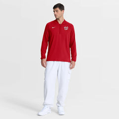 Washington Nationals Nike Authentic Collection Dri-FIT Raglan Half-Zip Pullover Sale