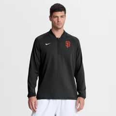 San Francisco Giants Nike Authentic Collection Dri-FIT Raglan Half-Zip Pullover Lifestyle