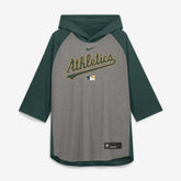 Athletics Nike Authentic Collection Flux Dri-FIT Raglan 3/4-Sleeve Hooded T-Shirt On Sale