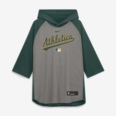 Athletics Nike Authentic Collection Flux Dri-FIT Raglan 3/4-Sleeve Hooded T-Shirt On Sale