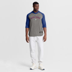New York Mets Nike Authentic Collection Flux Dri-FIT Raglan 3/4-Sleeve Hooded T-Shirt for sale