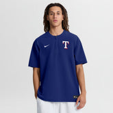 Texas Rangers Nike Authentic Collection Dri-FIT Quarter-Zip Windshirt Lifestyle