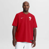 Philadelphia Phillies Nike Authentic Collection Dri-FIT Quarter-Zip Windshirt On Sale