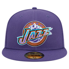New Era - Utah Jazz Core Logo 59FIFTY Fitted Hat - Purple