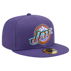 New Era - Utah Jazz Core Logo 59FIFTY Fitted Hat - Purple