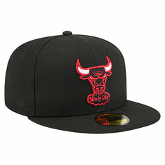 New Era - Chicago Bulls Core Logo 59FIFTY Fitted Hat - Black