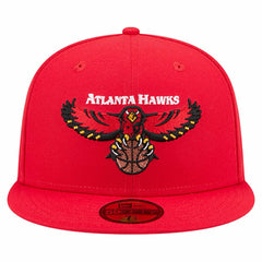 New Era - Atlanta Hawks Core Logo 59FIFTY Fitted Hat - Red