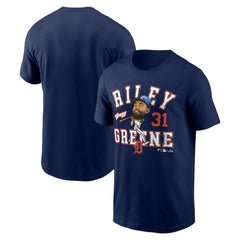 Riley Greene Detroit Tigers Fanatics Hometown Caricature T-Shirt for sale