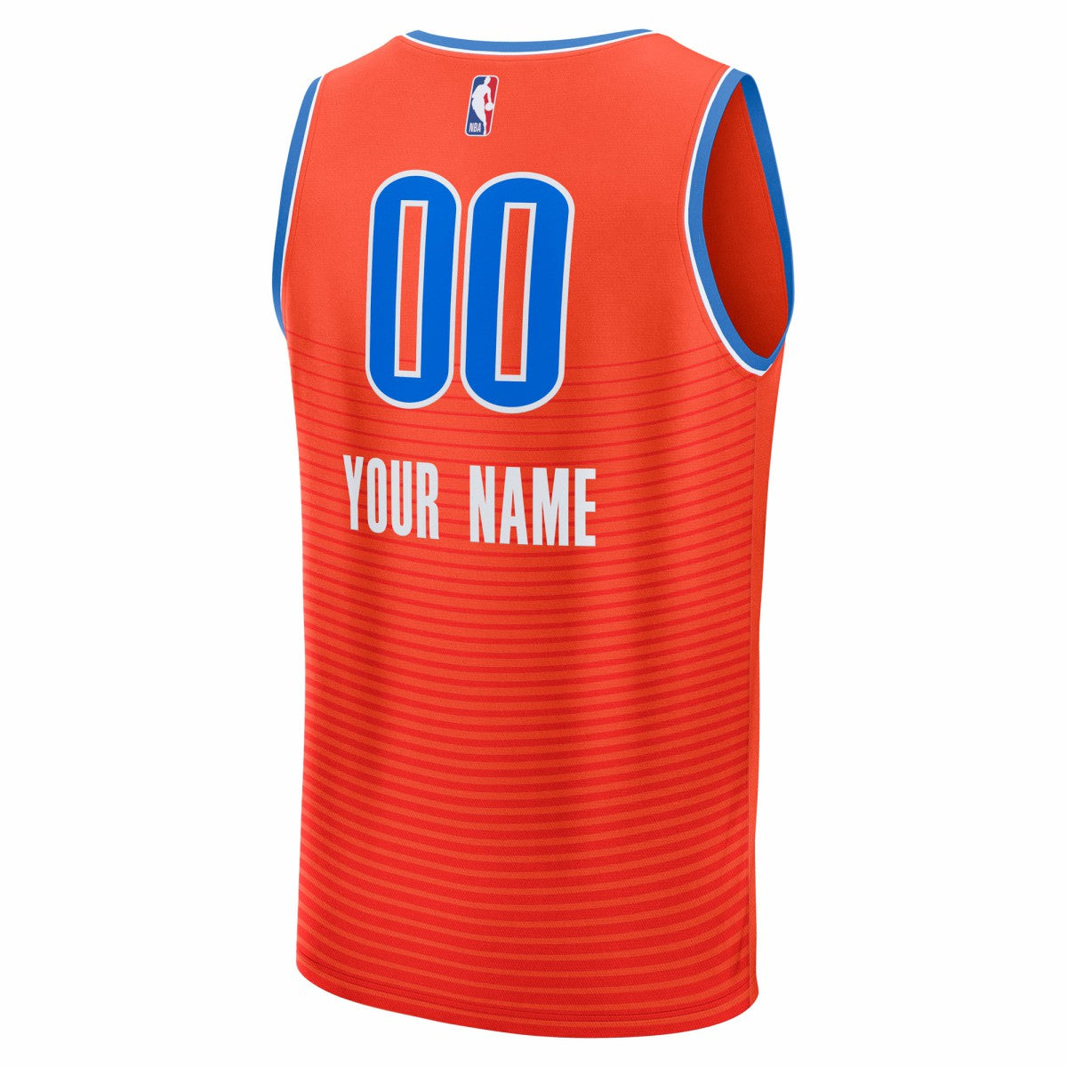 Oklahoma City Thunder Fast Break Custom Jersey - Statement Edition - Orange | NBA Jerseys