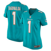 Tua Tagovailoa Miami Dolphins Women's Game Jersey Aqua - Nike