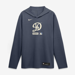 Los Angeles Dodgers Nike City Connect Dri-FIT Long Sleeve Hooded T-Shirt for sale