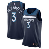 Nike - Jaden McDaniels Minnesota Timberwolves Unisex Swingman Jersey - Icon Edition - Navy