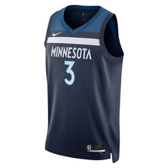 Nike - Jaden McDaniels Minnesota Timberwolves Unisex Swingman Jersey - Icon Edition - Navy
