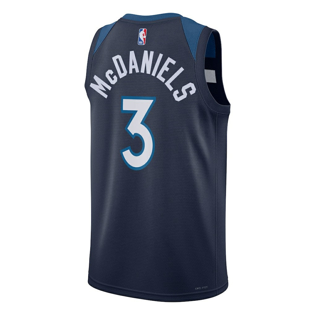 Jaden McDaniels Minnesota Timberwolves Unisex Swingman Jersey - Icon Edition - Navy | NBA Jerseys