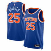 Nike - Mikal Bridges New York Knicks Unisex Swingman Jersey - Icon Edition - Blue