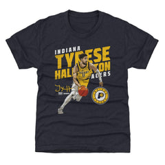 NBA - Tyrese Haliburton Indiana Pacers 500 Level Youth Slant T-Shirt - Navy