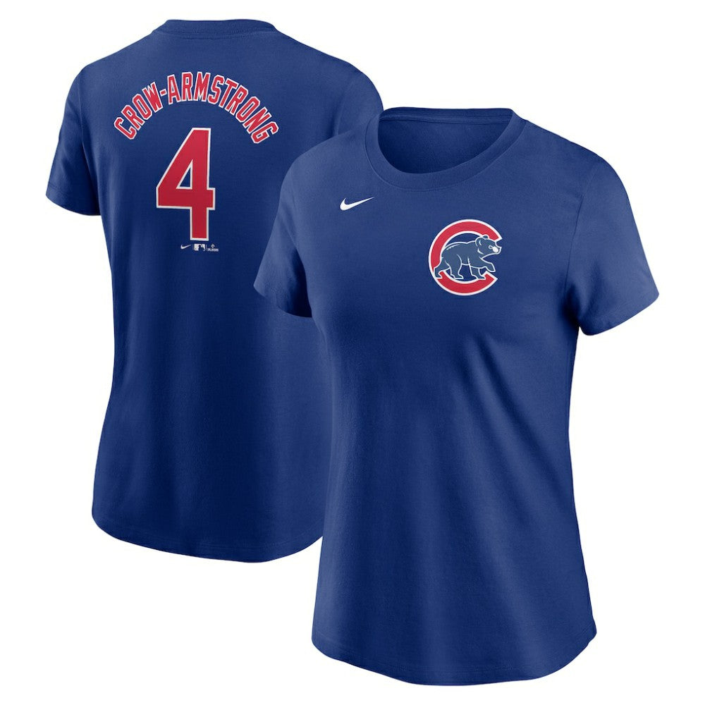 Pete Crow-Armstrong Chicago Cubs Nike Women's Cooperstown Collection Fuse Name & Number T-Shirt for sale