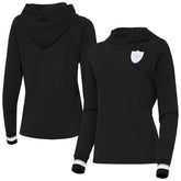 Las Vegas Raiders Antigua Women's Trek Raglan Pullover Hoodie Black - NFL