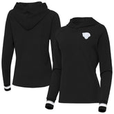 Jacksonville Jaguars Antigua Women's Trek Raglan Pullover Hoodie Black - NFL