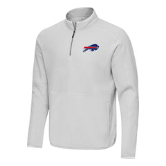 Buffalo Bills Antigua Step Up Quarter-Zip Pullover Gray - NFL