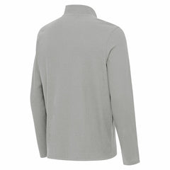Detroit Lions Antigua Sync Tri-Blend Quarter-Zip Pullover Heather Gray - NFL