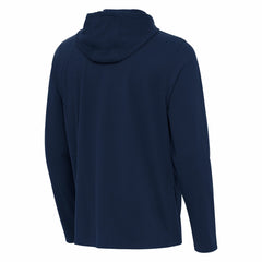 Houston Texans Antigua Connected Quarter-Zip Pullover Hoodie Navy - NFL