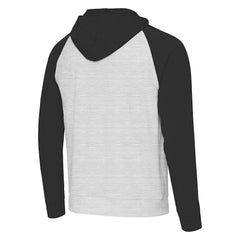 Pittsburgh Steelers Antigua Urgent Pullover Hoodie Black/Heather Gray - NFL